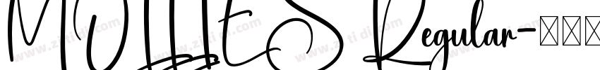 MOLLIES Regular字体转换